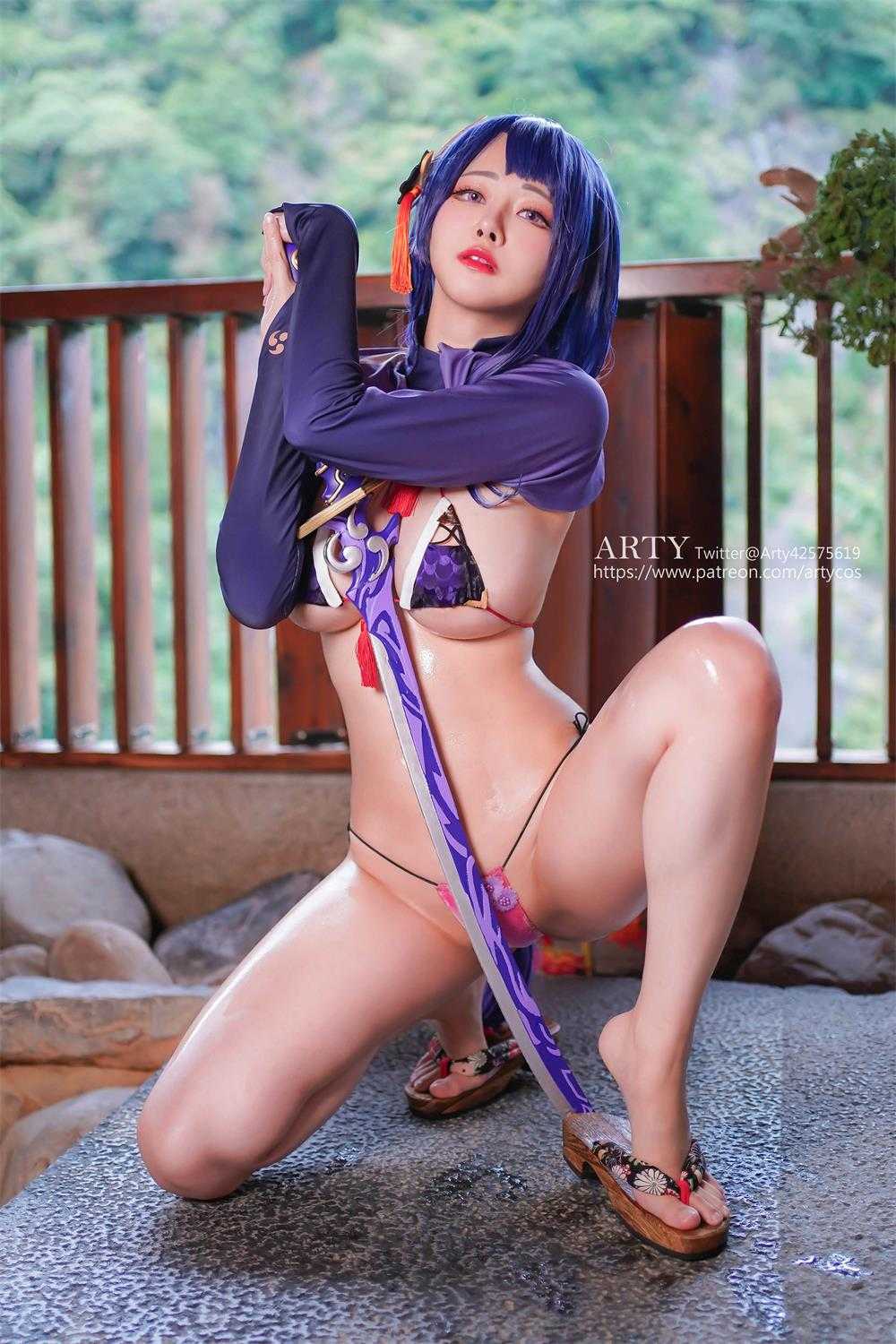 [Arty Huang (Arty亚缇)&KaYa Huang]-原神雷电将军八重神子[75P/195M] 3